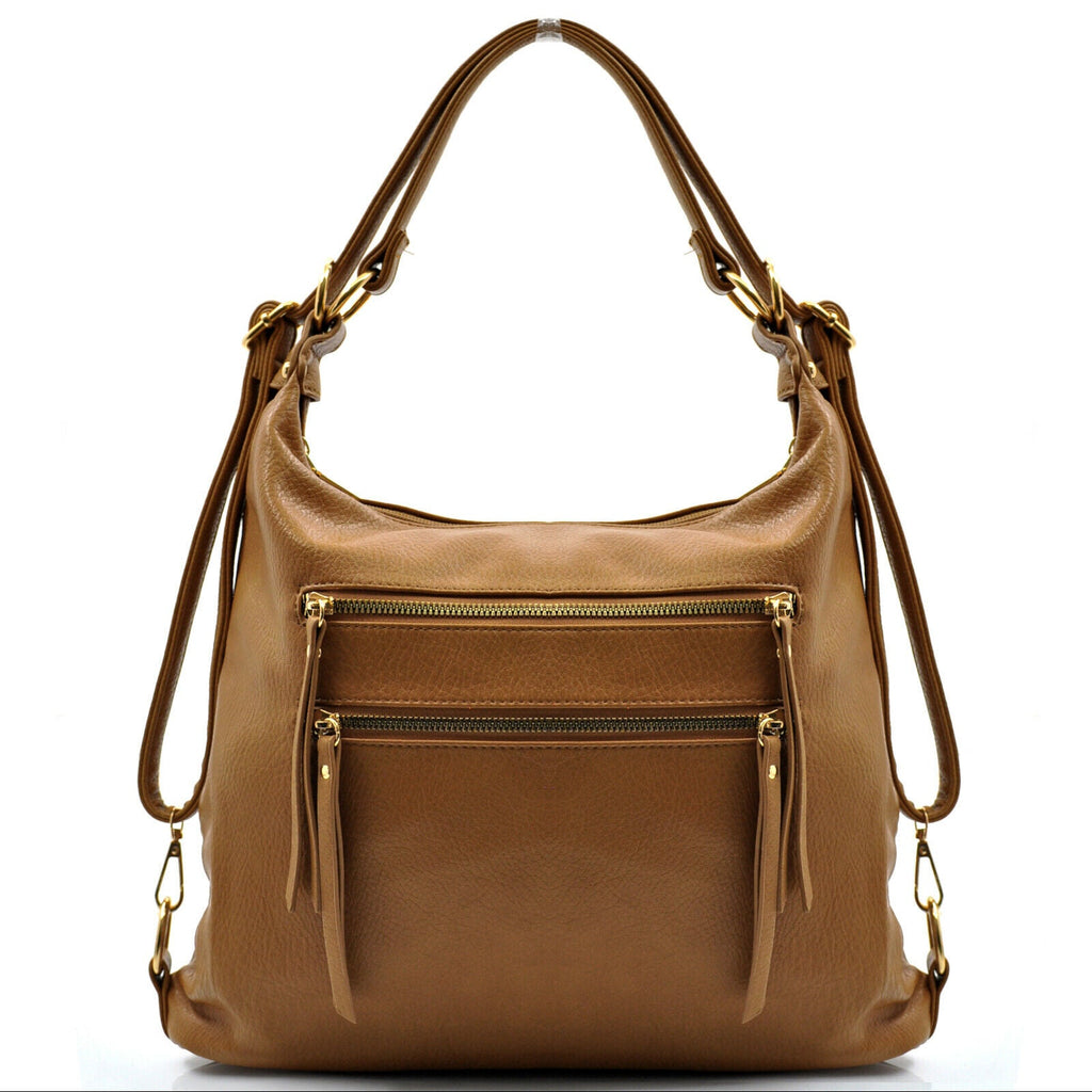 Borsa 3in1 hobo trasformabile Gyoiamea verde scuro