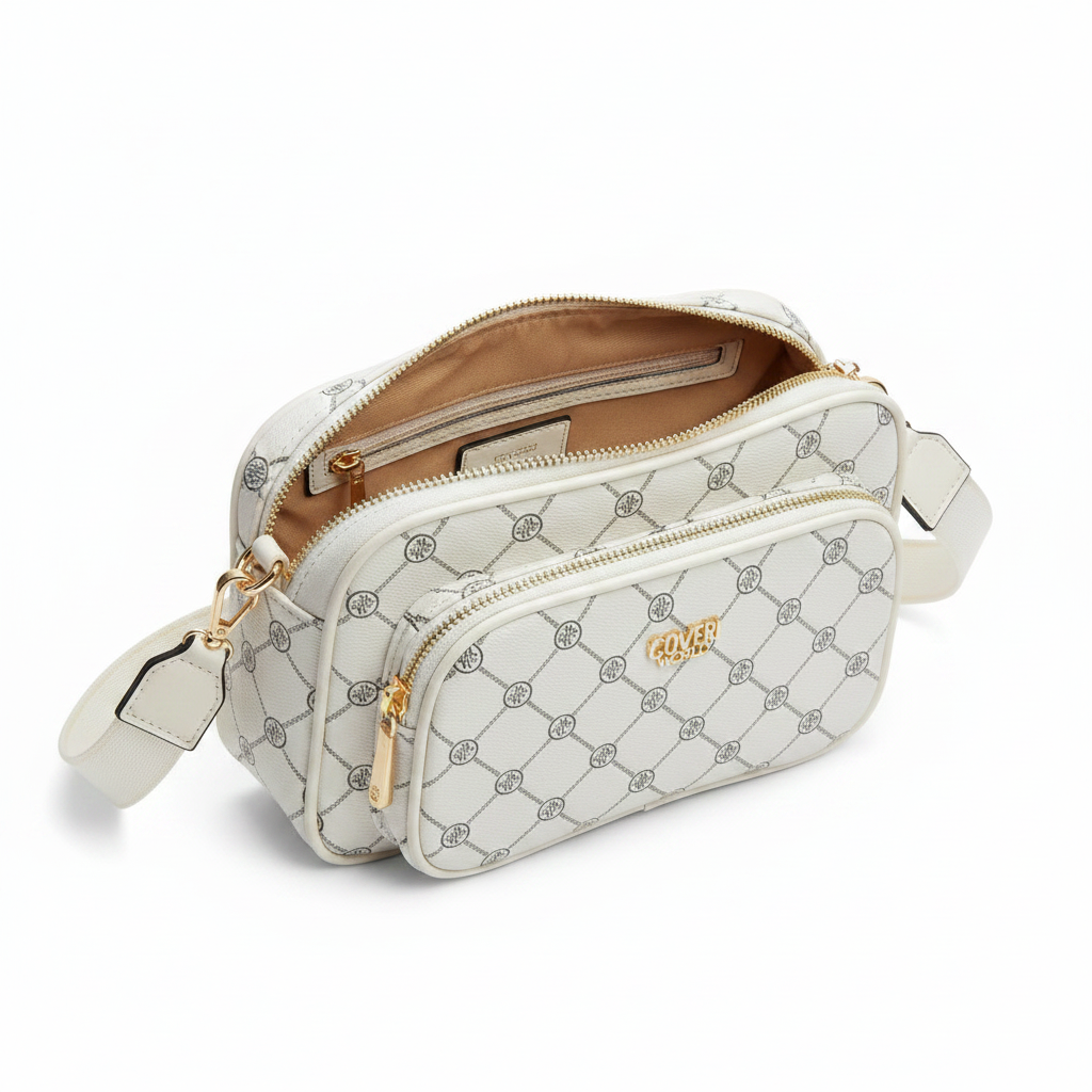 Borsa a mano beige — interno