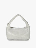 Borsa a mano con strass - argento Solada