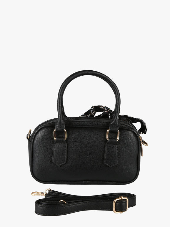 Borsa a mano con foulard Charro — Nero - immagine 3