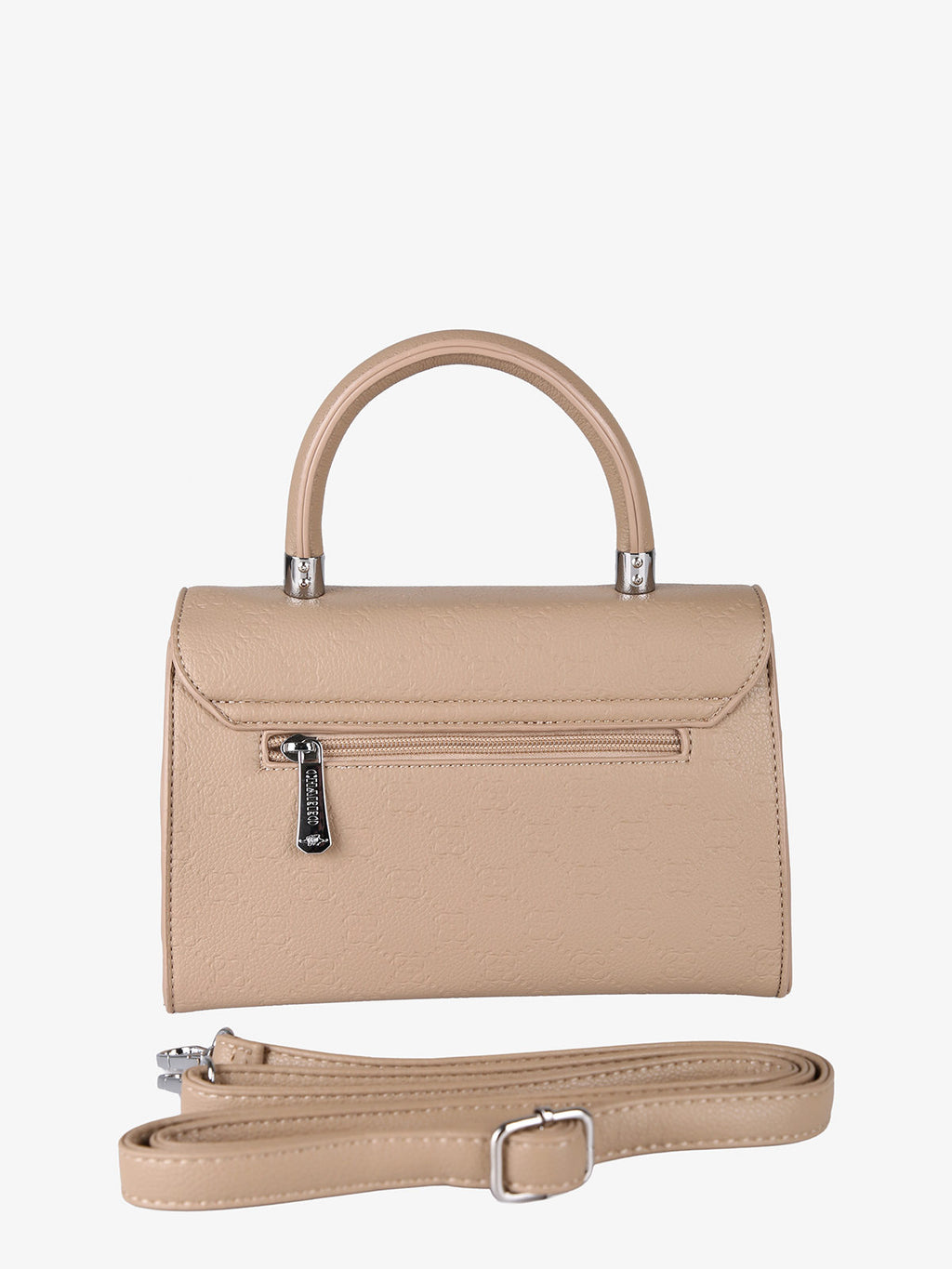 Borsa a mano con patta e chiusura a girello Charro — Khaki