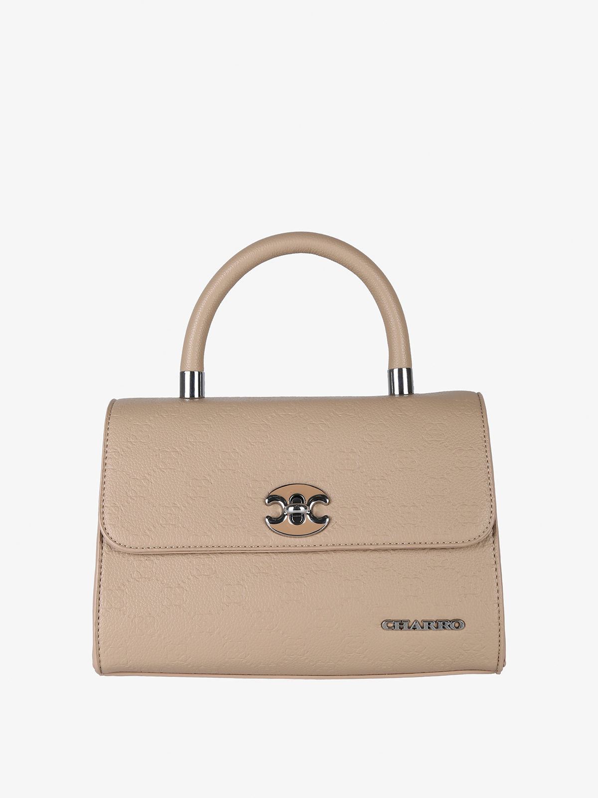 Borsa a mano con patta e chiusura a girello Charro — Khaki