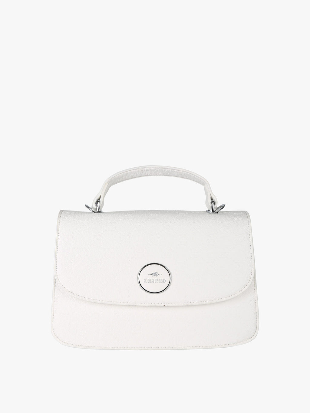 Borsa a mano con tracolla Charro — Bianco
