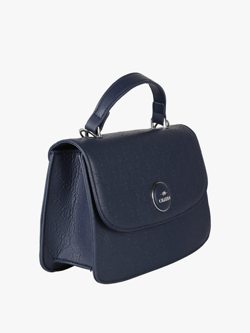 Borsa a mano con tracolla Charro — Blu scuro