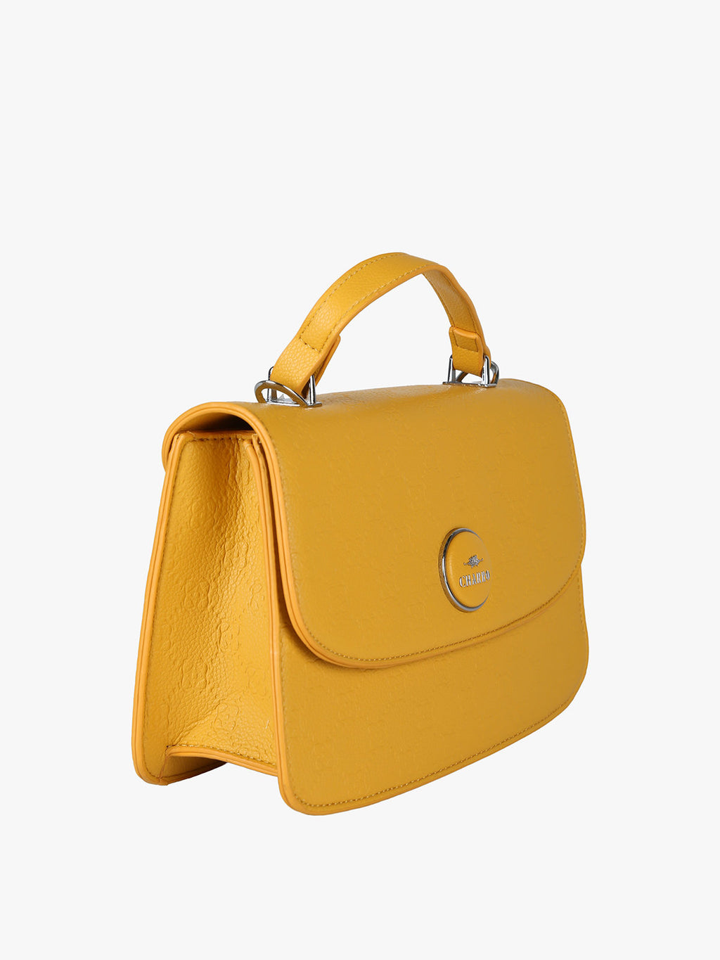 Borsa a mano con tracolla Charro — Giallo