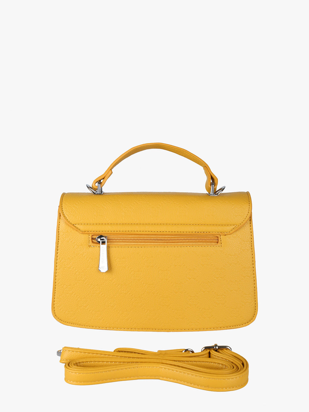 Borsa a mano con tracolla Charro — Giallo