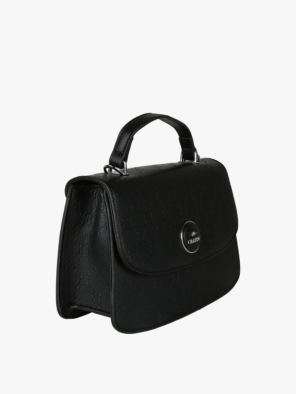 Borsa a mano con tracolla Charro — Nero