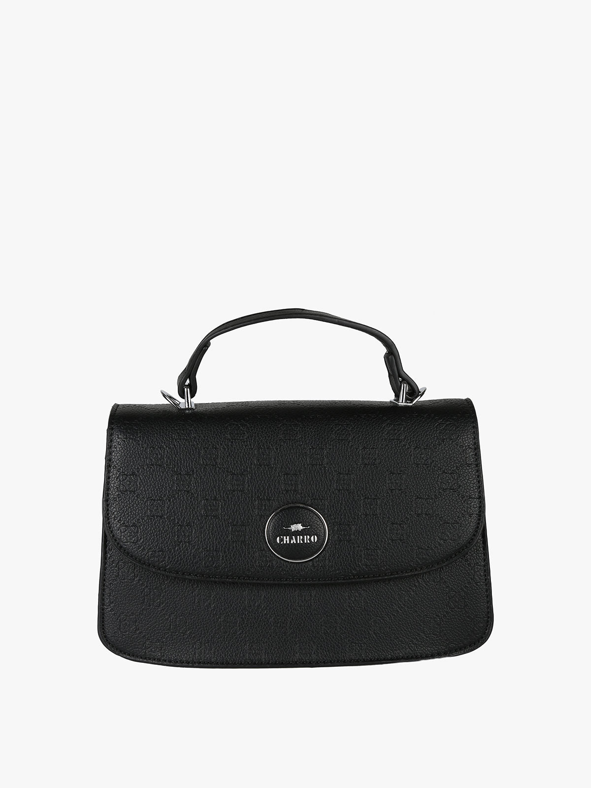 Borsa a mano con tracolla Charro — Nero