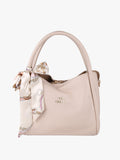 Borsa a mano mini tote con foulard Charro — Khaki