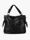 Borsa a spalla bicolore Solada — Nero - immagine 1