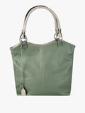 Borsa a spalla in ecopelle Solada — Acqua marina