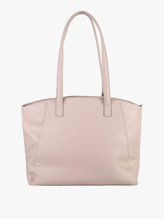 Borsa a spalla in ecopelle Enrico Coveri Contemporary — Cipria - immagine 3