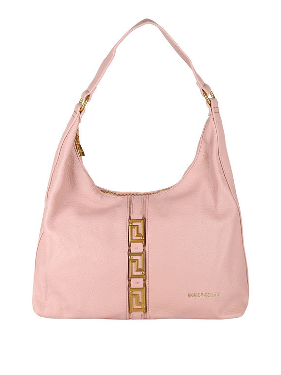 Borsa a spalla in ecopelle Enrico Coveri — Rosa - immagine 4