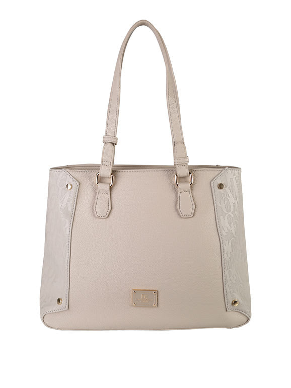 Borsa a spalla in ecopelle Enrico Coveri Contemporary — Sabbia - immagine 4