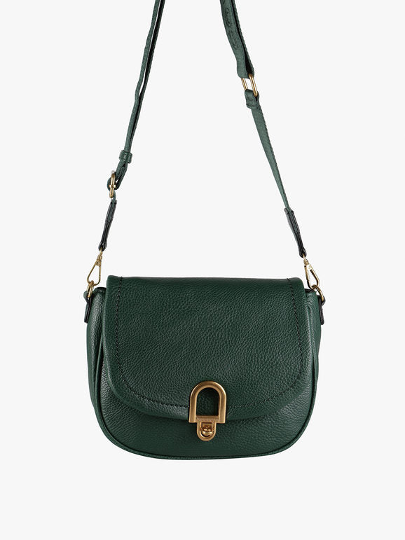 Borsa a tracolla con battente You Young Coveri — Verde - immagine 1