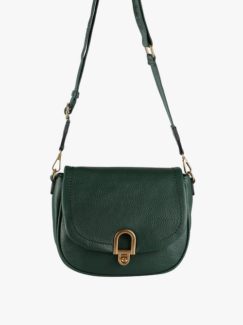 Borsa a tracolla con battente You Young Coveri — Verde - immagine 1