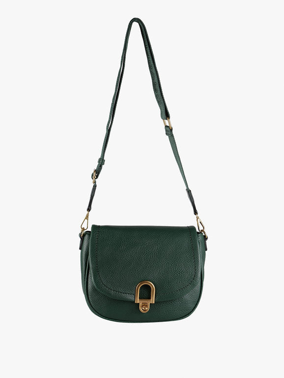 Borsa a tracolla con battente You Young Coveri — Verde - immagine 2