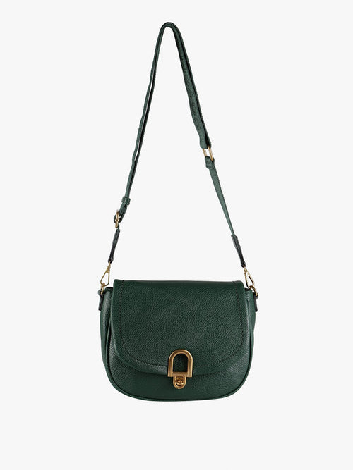 Borsa a tracolla con battente You Young Coveri — Verde - immagine 2