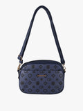 Borsa a tracolla con logo Charro — Blu