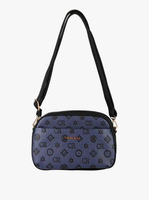 Borsa a tracolla con logo Charro Nero - immagine 1