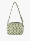Borsa a tracolla con logo Charro — Verde chiaro