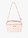 Borsa a tracolla con stampa monogramma Charro — Rosa - immagine 1