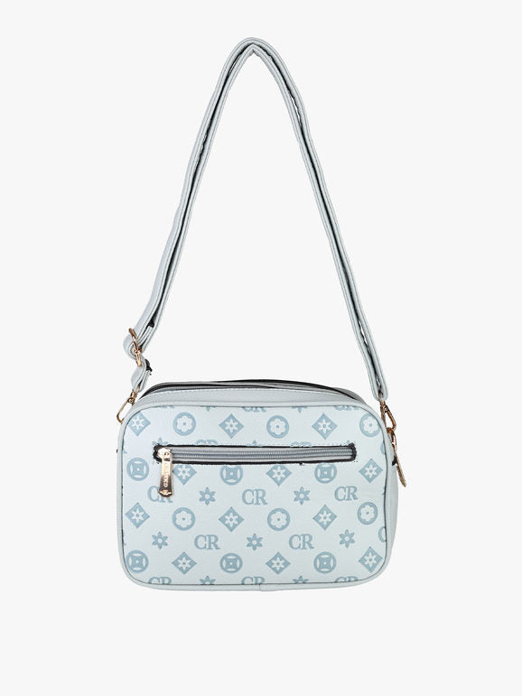 Borsa a tracolla con stampe Charro — Azzurro - immagine 3