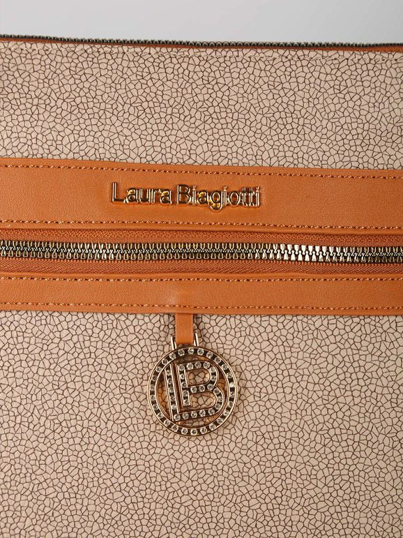 Borsa a tracolla Laura Biagiotti — Cuoio - immagine 4