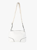 Borsa a tracolla in ecopelle Solada — Bianco