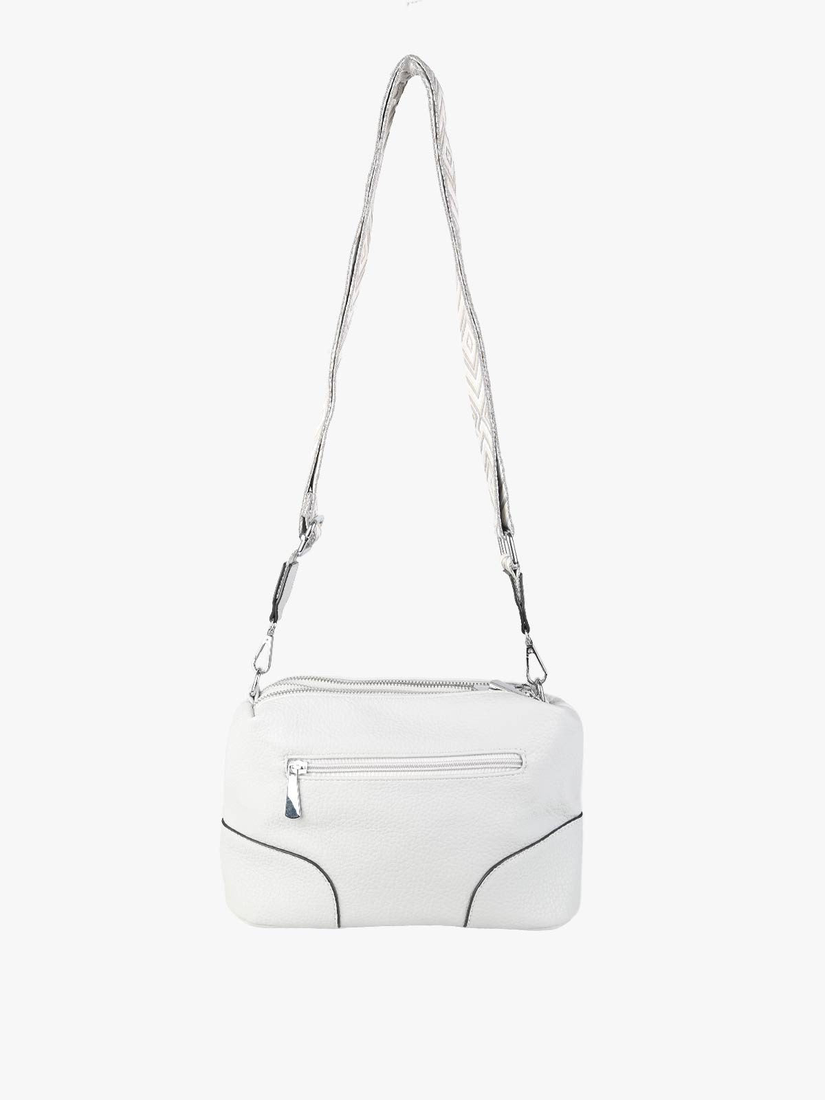 Borsa a tracolla in ecopelle Solada — Grigio · Modello 2