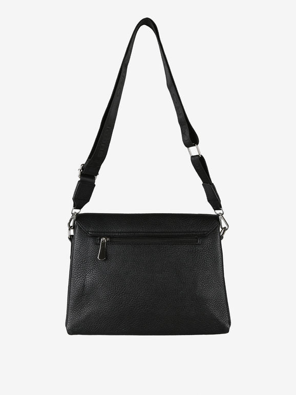 Borsa a tracolla in ecopelle - nero Charro
