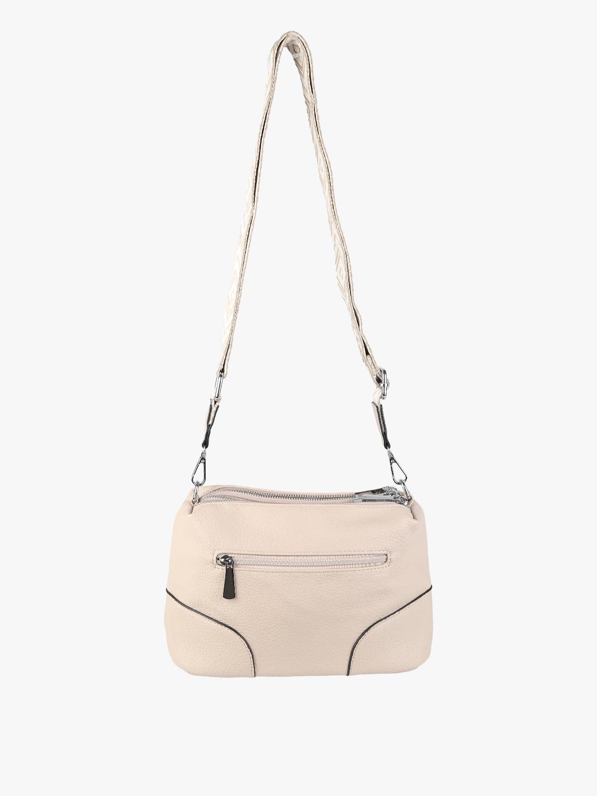 Borsa a tracolla in ecopelle Solada — Taupe · Modello 2