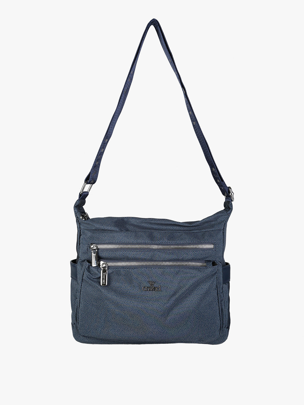 Borsa a tracolla in nylon You Young Coveri — Blu scuro · Modello 4