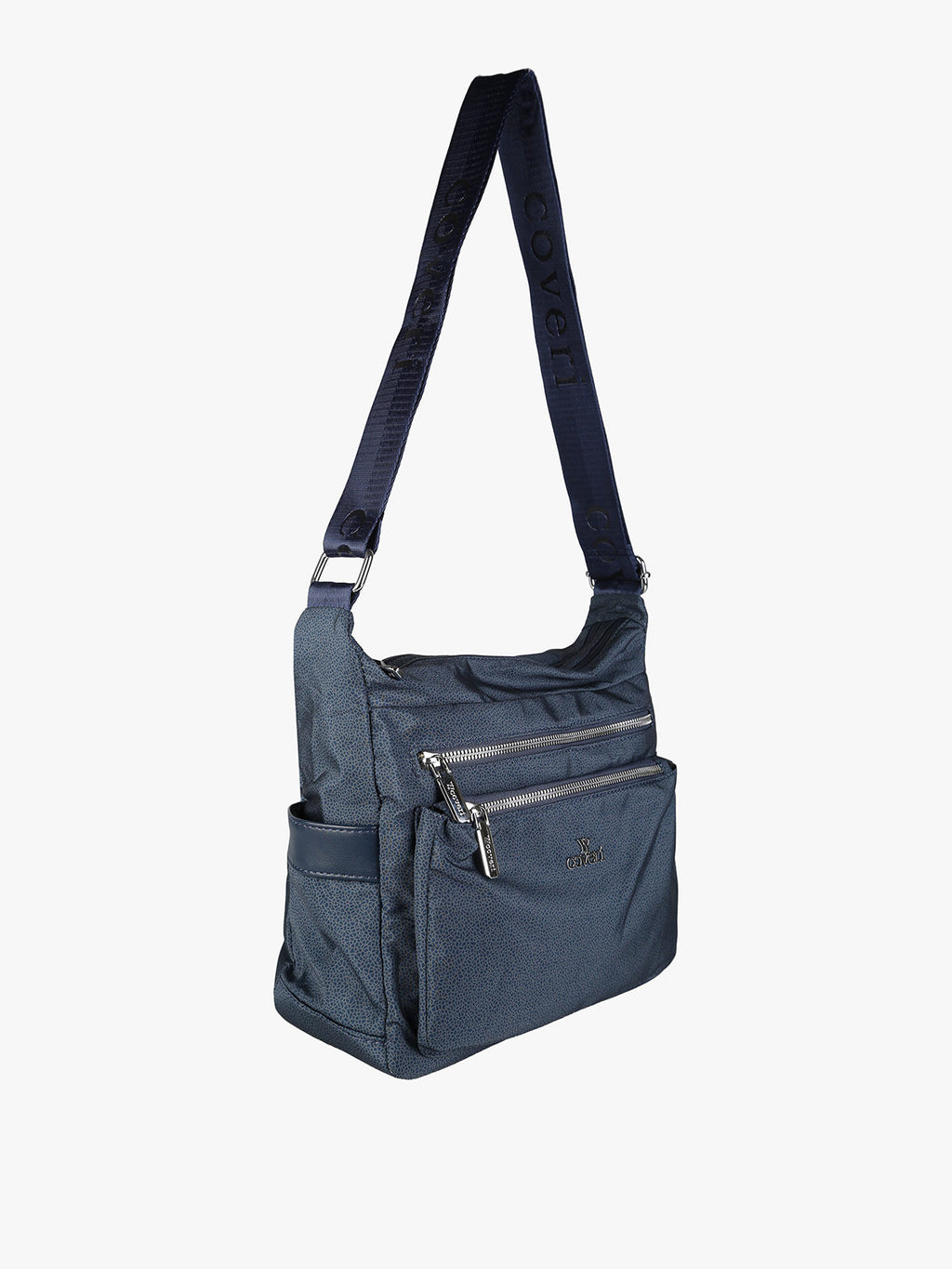 Borsa a tracolla in nylon You Young Coveri — Blu scuro · Modello 4