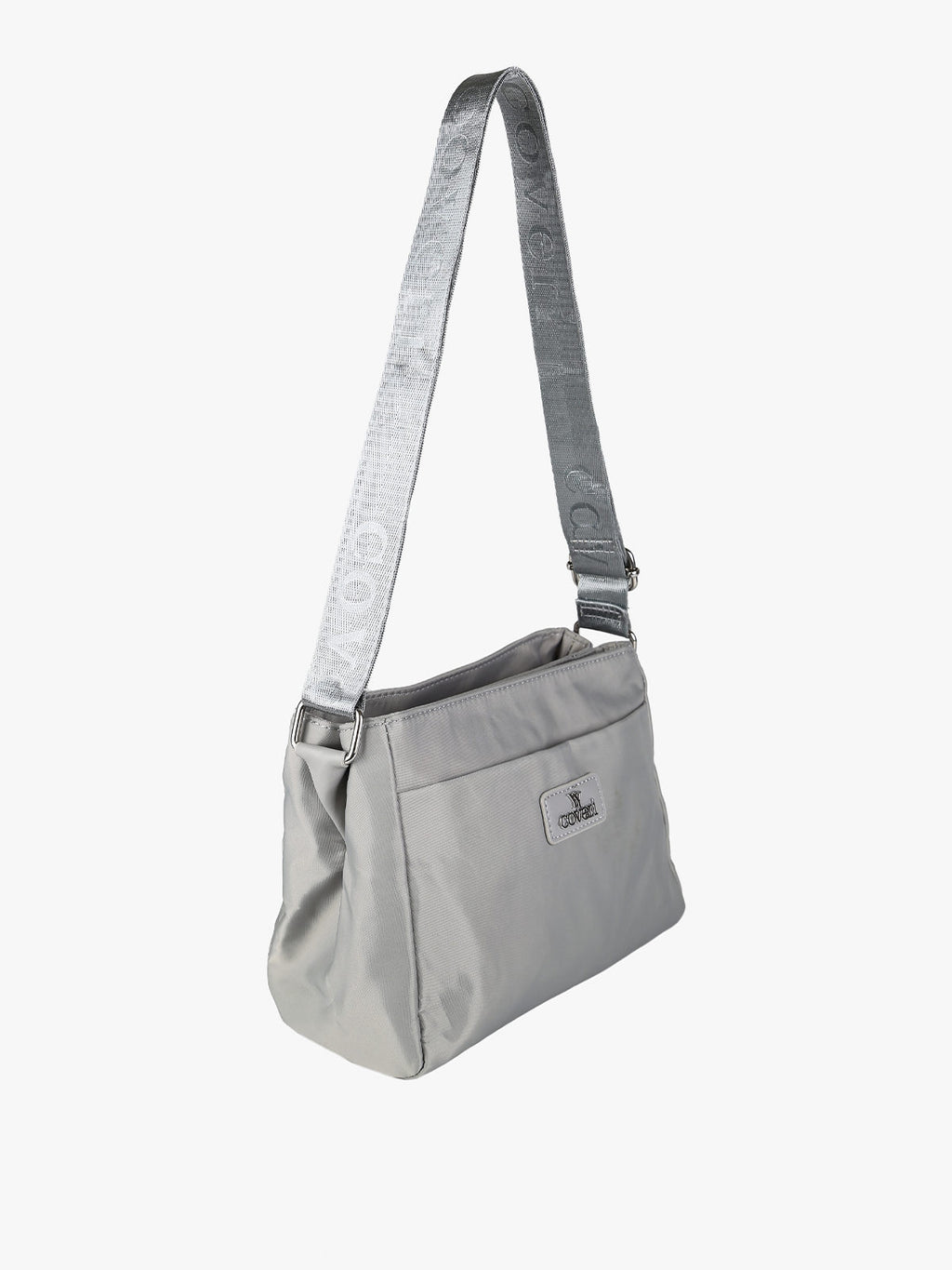 Borsa a tracolla in nylon You Young Coveri — Grigio