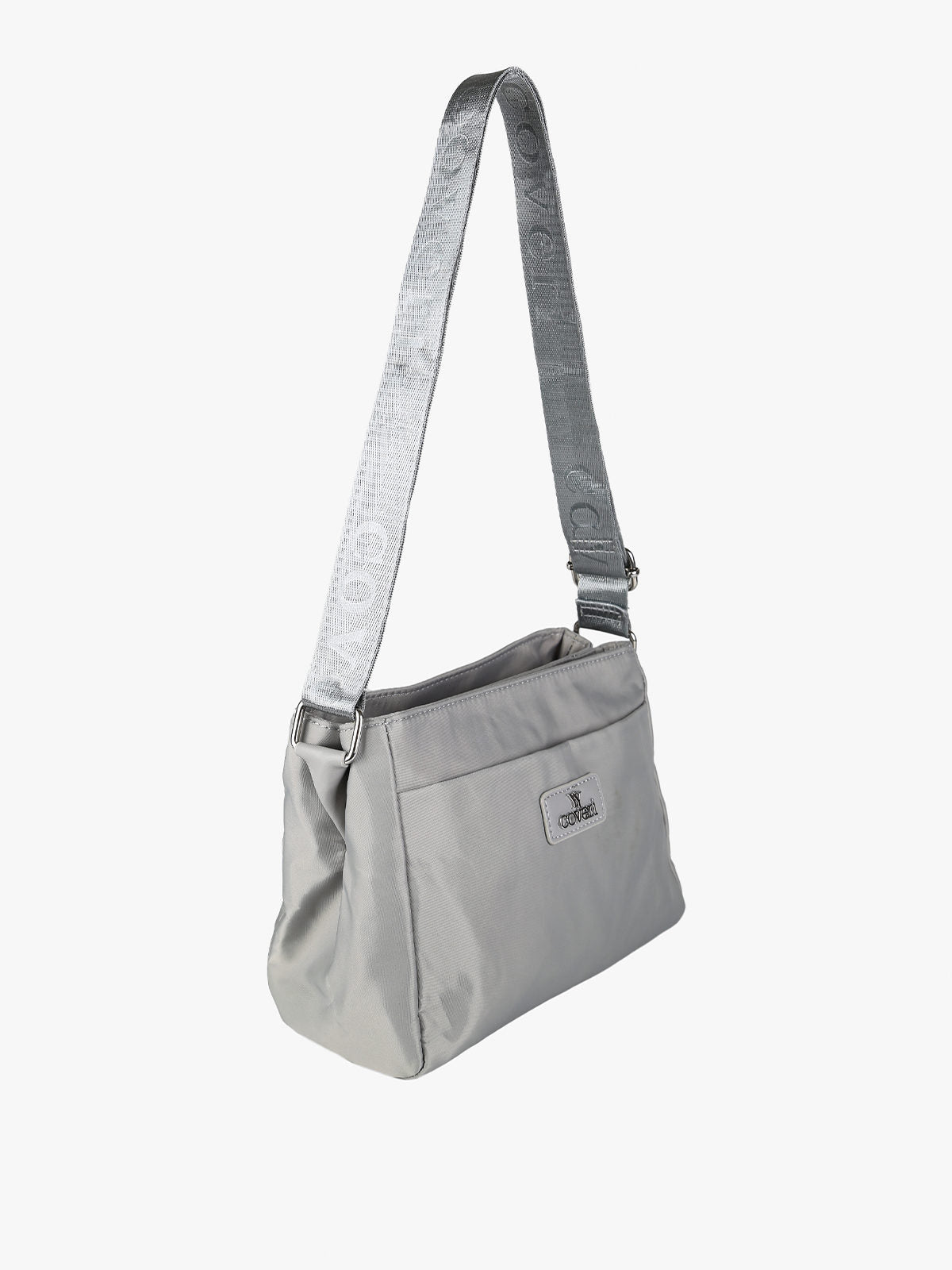 Borsa a tracolla in nylon You Young Coveri — Grigio