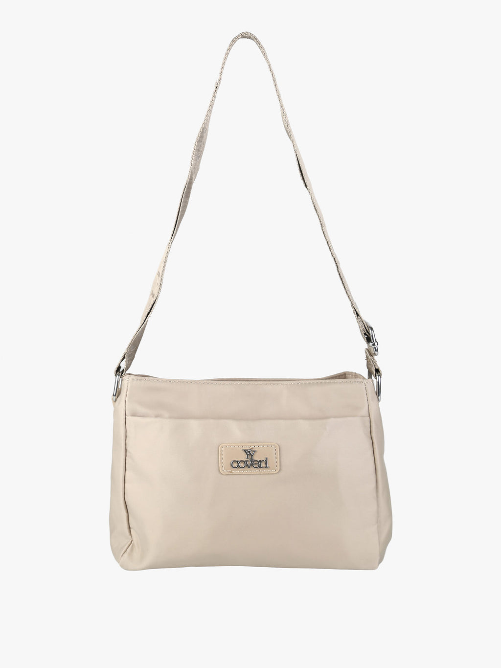 Borsa a tracolla in nylon You Young Coveri — Khaki
