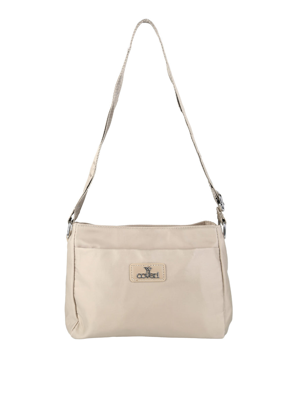 Borsa a tracolla in nylon You Young Coveri — Khaki