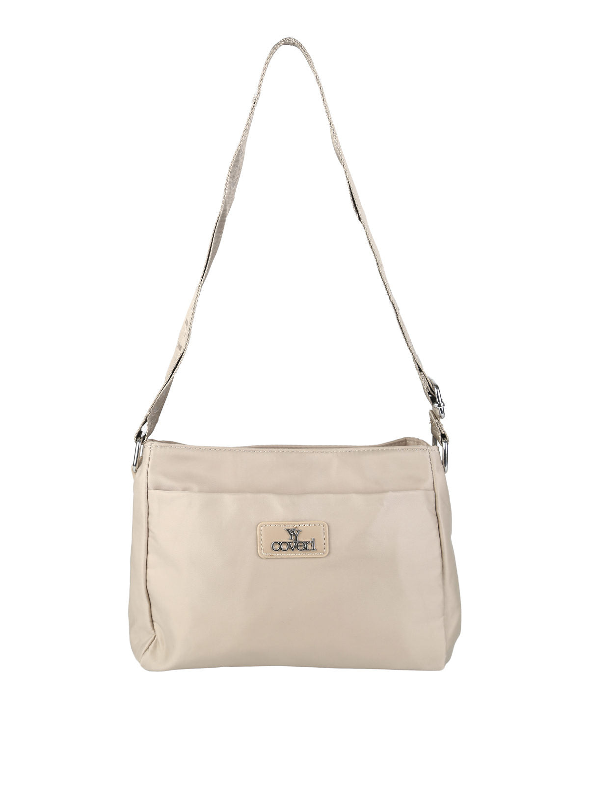Borsa a tracolla in nylon You Young Coveri — Khaki