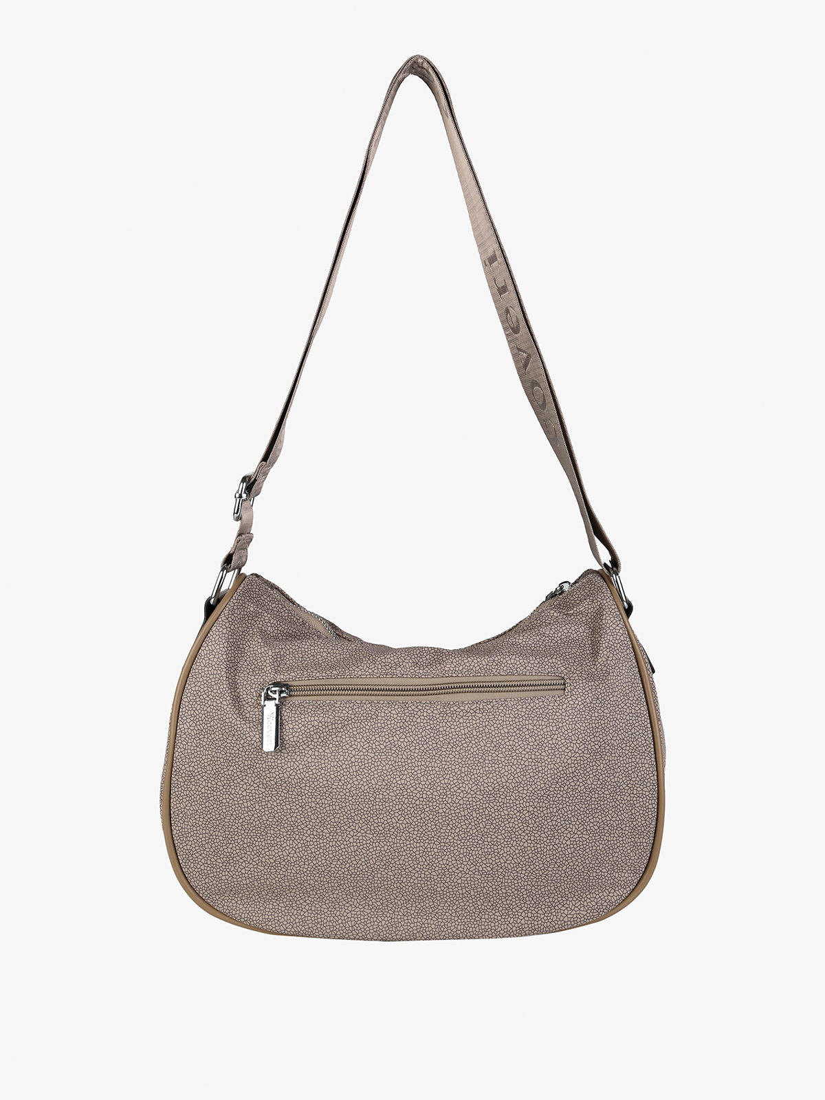 Borsa a tracolla in nylon You Young Coveri — Taupe