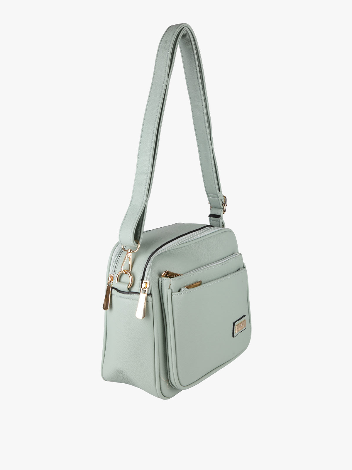 Borsa a tracolla multitasche Charro — Verde chiaro