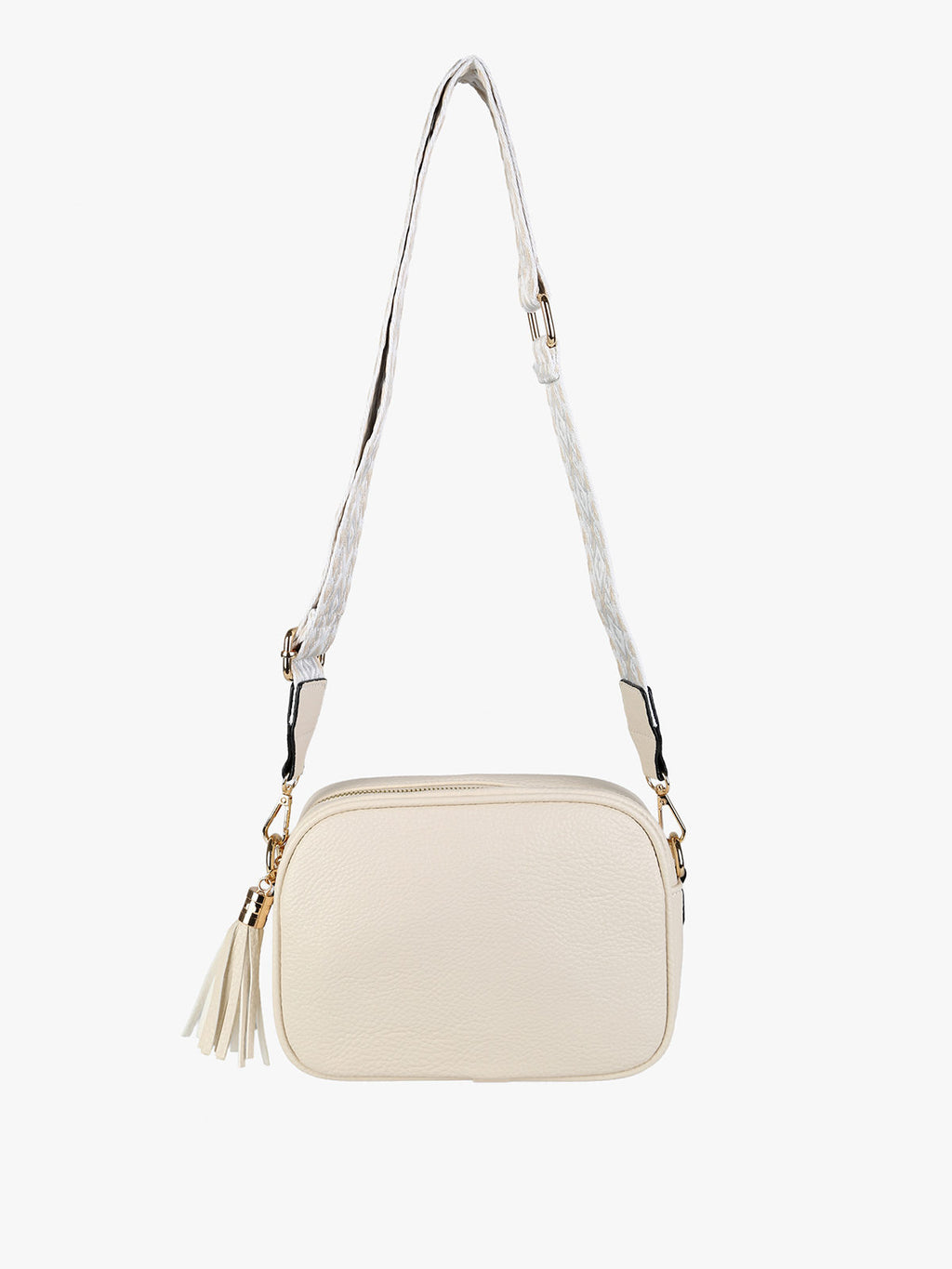 Borsa a tracolla in ecopelle Solada — Beige