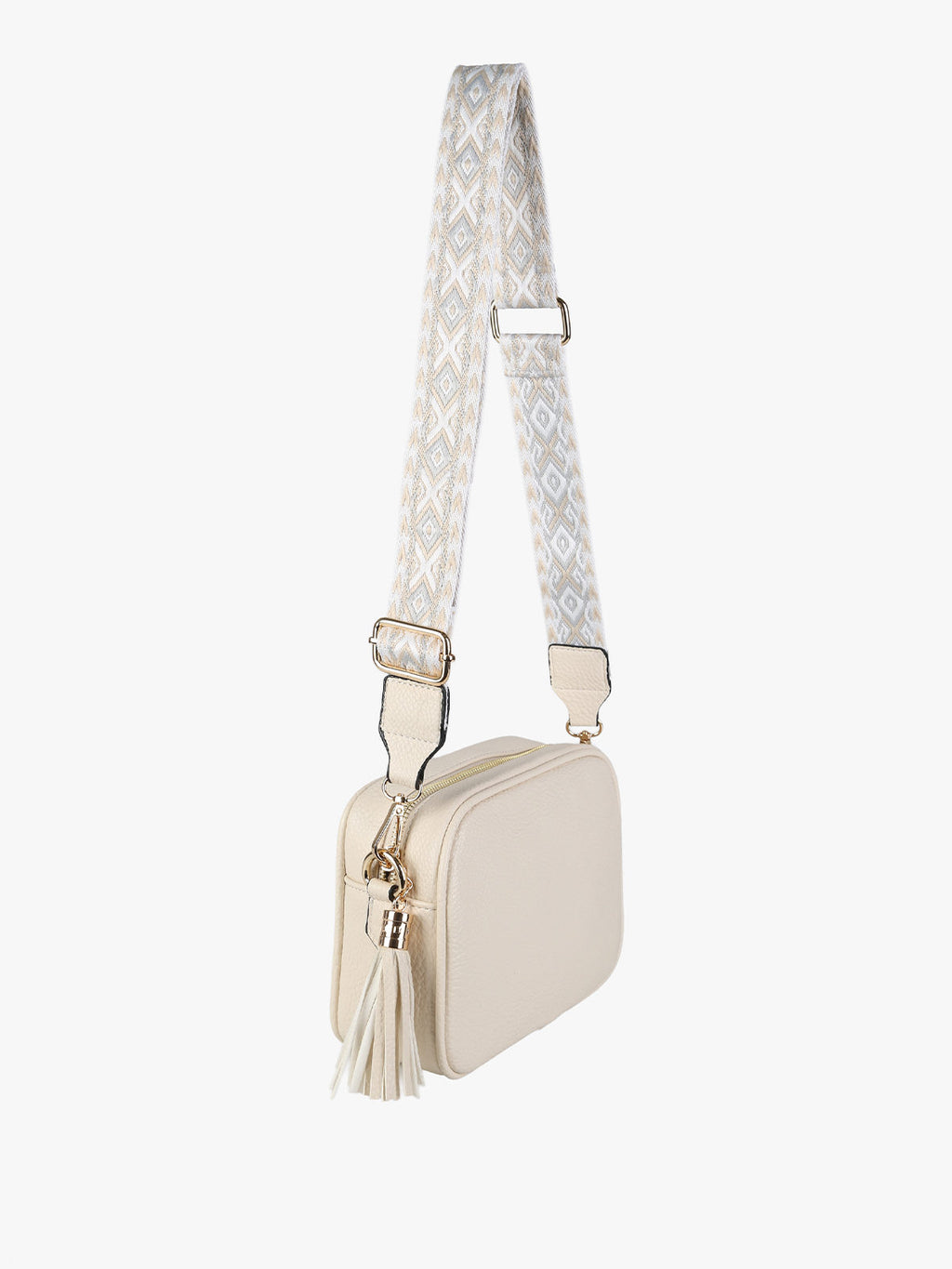 Borsa a tracolla in ecopelle Solada — Beige