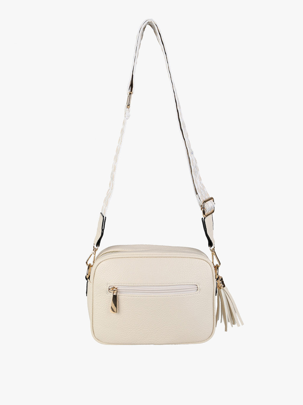 Borsa a tracolla in ecopelle Solada — Beige