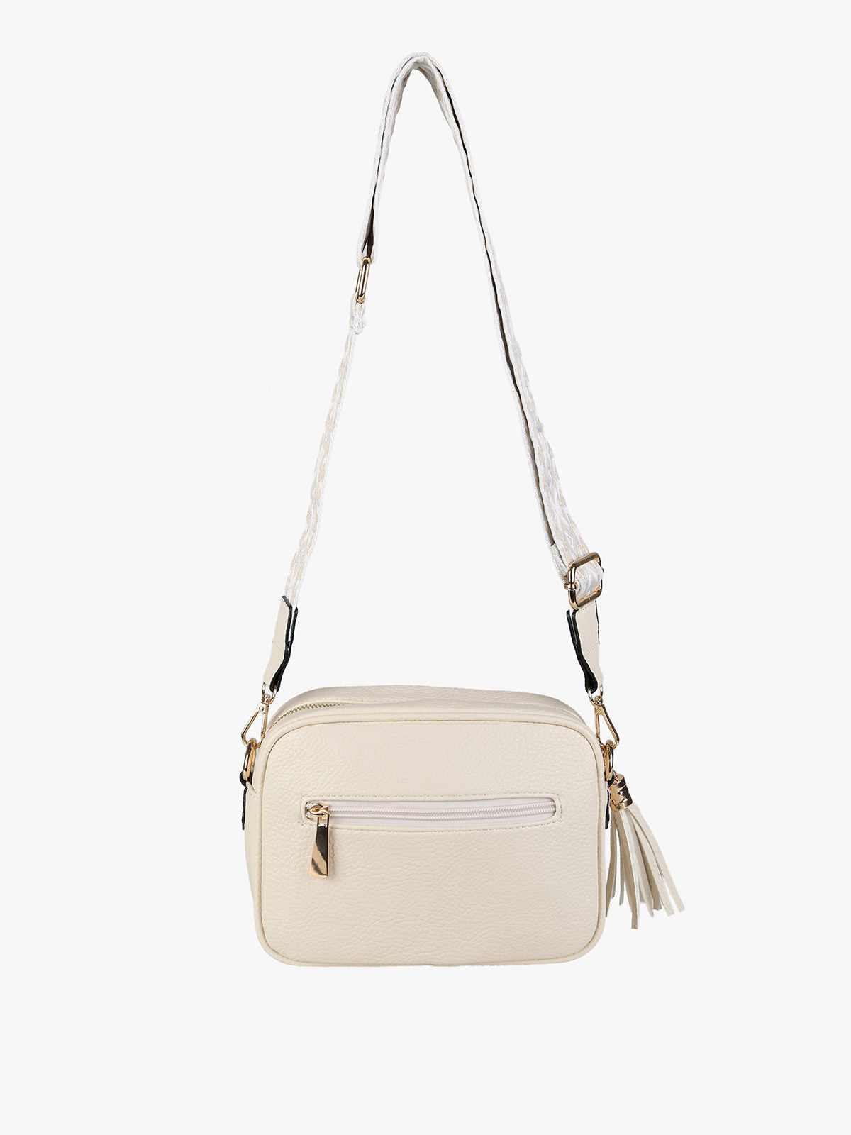 Borsa a tracolla in ecopelle Solada — Beige