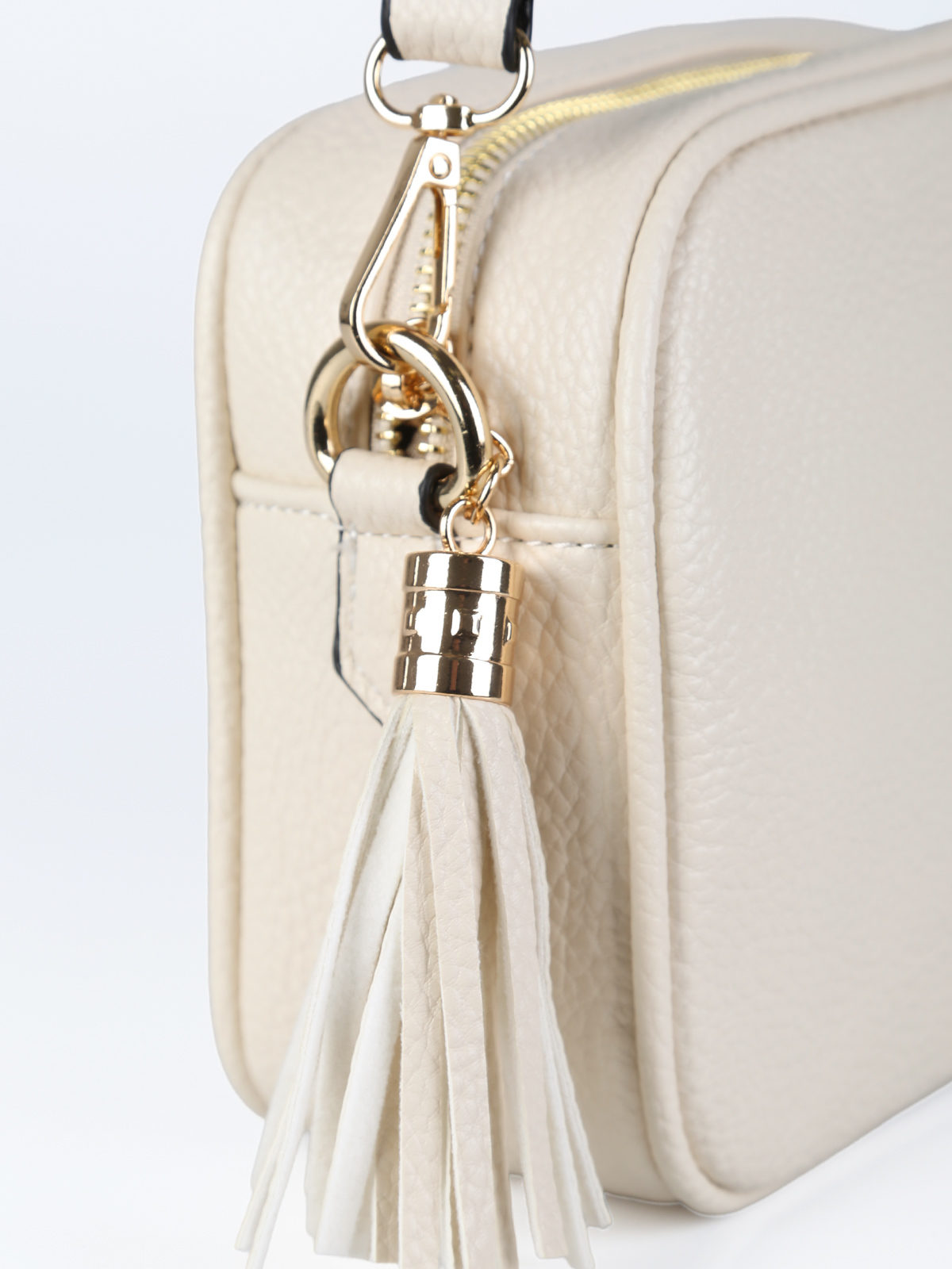 Borsa a tracolla in ecopelle Solada — Beige