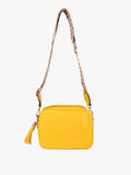 Borsa a tracolla in ecopelle Solada — Giallo