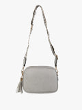 Borsa a tracolla in ecopelle Solada — Grigio