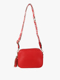 Borsa a tracolla in ecopelle Solada — Rosso