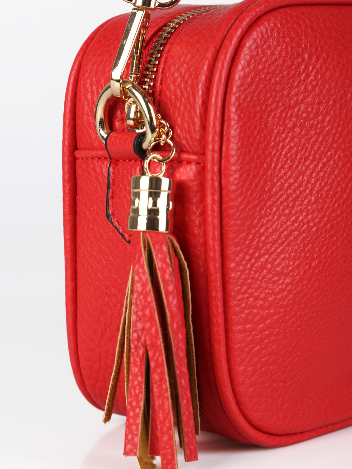 Borsa a tracolla in ecopelle Solada — Rosso